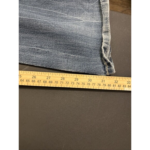 Miss Me Women 28 JP572882 Boot Thick Stitch Embroidered Pocket Jeans Distressed - Picture 13 of 13